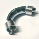 Фиксатор поворота 90° General Fittings с кольцами для труб 16 мм оцинкованная сталь 859R1600