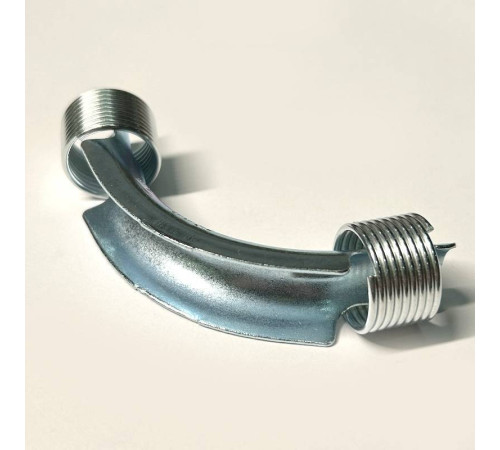 Фиксатор поворота 90° General Fittings с кольцами для труб 16 мм оцинкованная сталь 859R1600