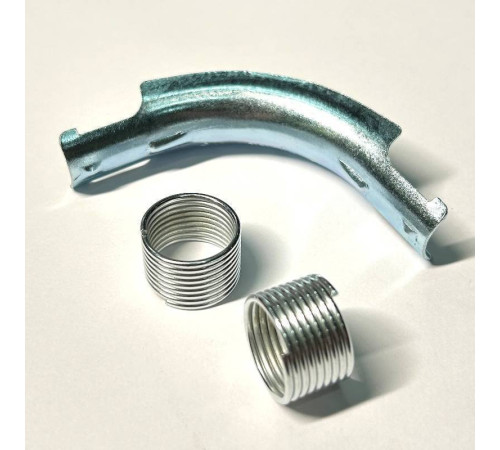 Фиксатор поворота 90° General Fittings с кольцами для труб 16 мм оцинкованная сталь 859R1600