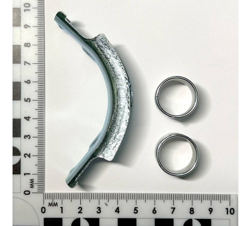 Фиксатор поворота 90° General Fittings с кольцами для труб 16 мм оцинкованная сталь 859R1600