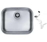 Мойка кухонная Alveus Variant 10 480х400х250 мм под столешницу с сифоном 1009252