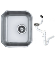 Мойка кухонная Alveus Variant 40 340х400х180 мм под столешницу с сифоном 1009392