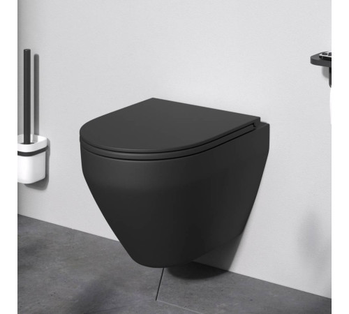 Унитаз подвесной AM.PM Spirit V2.0 FlashClean с сиденьем микролифт C701700MBSC