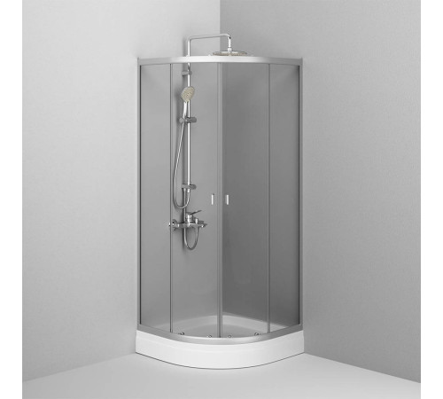 Душевое ограждение AM.PM X-Joy 80х80 см без поддона матовый хром W88G-205-080MT64