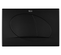 Панель смыва Roca Active 42B 2 режима 255х170х18 мм черный матовый 8901140B6