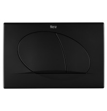 Панель смыва Roca Active 42B 2 режима 255х170х18 мм черный матовый 8901140B6