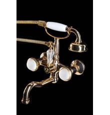 Смеситель для ванны с душем Boheme Satine золото глянцевое 293-ST