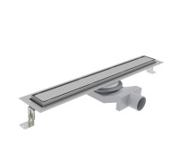 Трап душевой Plumberia Selection PS IN-TILE 6x90 см комбинированный затвор нержавеющая сталь PST90MT