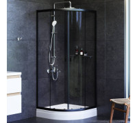 Душевое ограждение AM.PM X-Joy 80х80 см без поддона черный матовый W88G-205-080BT64