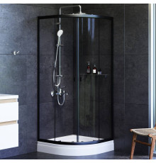 Душевое ограждение AM.PM X-Joy 80х80 см без поддона черный матовый W88G-205-080BT64