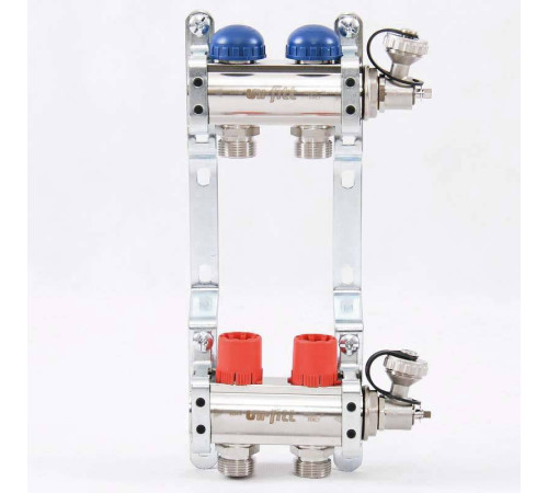 Коллекторная группа с балансировочными и термостатическими вентилями UNI-FITT 1x3/4 EK 2 выхода 441E4302