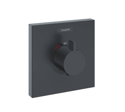 Термостат для душа Hansgrohe ShowerSelect встраиваемый черный матовый 15760670