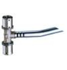 Тройник пресс FAR 20х2.0 мм с хромированной трубкой L=250 мм 15 мм 5921 200125