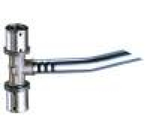 Тройник пресс FAR 20х2.0 мм с хромированной трубкой L=250 мм 15 мм 5921 200125