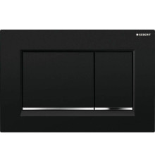 Клавиша смыва Geberit Sigma30 черный/хром глянцевый 115.883.KM.1