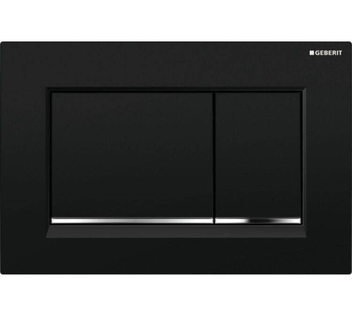 Клавиша смыва Geberit Sigma30 черный/хром глянцевый 115.883.KM.1