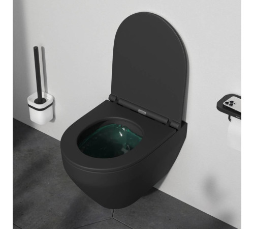 Унитаз подвесной AM.PM Spirit V2.0 FlashClean с сиденьем микролифт C701700MBSC