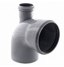 Отвод комбинированный 90° Ostendorf HT 110/50 мм с выходом фронтально-вверх 904036