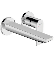 Смеситель для раковины Hansgrohe Rebris E настенный скрытого монтажа излив 20 см хром 72568000