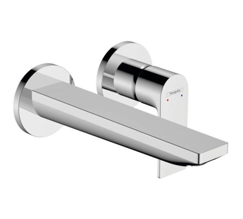 Смеситель для раковины Hansgrohe Rebris E настенный скрытого монтажа излив 20 см хром 72568000