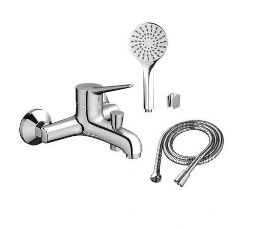 Смеситель для ванны и душа с душевым набором AM.PM Optima D2010008