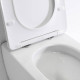 Унитаз подвесной TECE TECEspring R Tornado flush сиденье Slim микролифт белый глянец 9700998