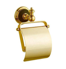 Держатель для туалетной бумаги Boheme Palazzo с крышкой подвесной золото 10151