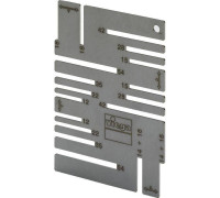 Шаблон Viega для маркировки глубины посадки металлических труб 12-54 мм 625085