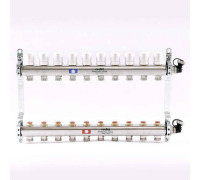 Коллекторная группа из нержавеющей стали Uni-Fitt 315S с регулировочными и термостатическими вентилями 1 x 3/4 EK 10 выходов 451I4310