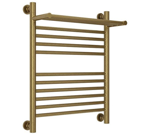 Полотенцесушитель водяной Сунержа Богема+ с 1 полкой 500x600 мм состаренная бронза 05-0223-6050