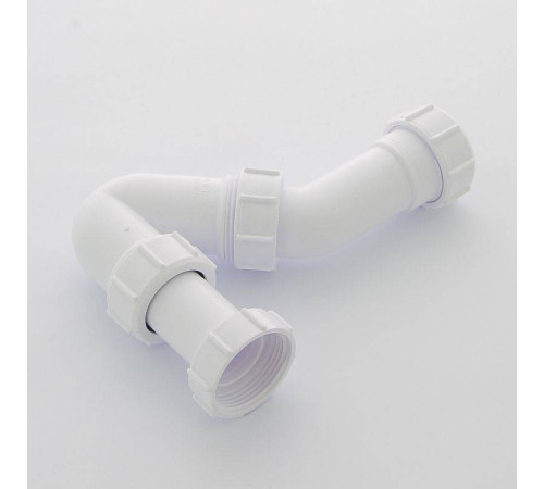 Сифон трубный McAlpine P/S-образный без выпуска регулируемый 90-145 мм MRBD2