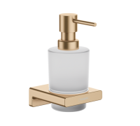 Дозатор для жидкого мыла Hansgrohe AddStoris шлифованная бронза 41745140