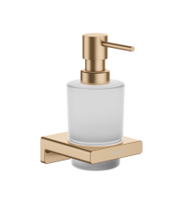 Дозатор для жидкого мыла Hansgrohe AddStoris шлифованная бронза 41745140