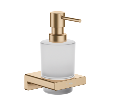 Дозатор для жидкого мыла Hansgrohe AddStoris шлифованная бронза 41745140