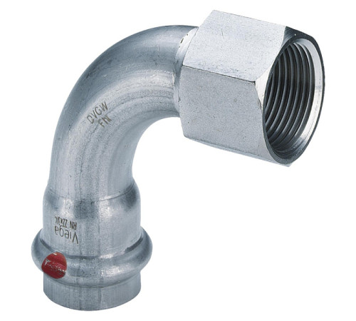 Угольник 90° Viega Prestabo пресс-ВР нелегированная сталь 22 мм x 3/4 601324