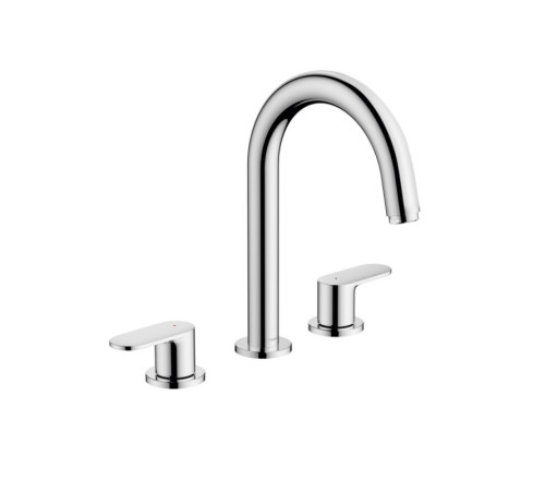 Смеситель для раковины Hansgrohe Vernis Blend на 3 отверстия со сливным гарнитуром 71553000