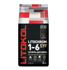 Затирка цементная Litokol Litochrom 1-6 EVO LE.130 серый 2 кг L0500140002