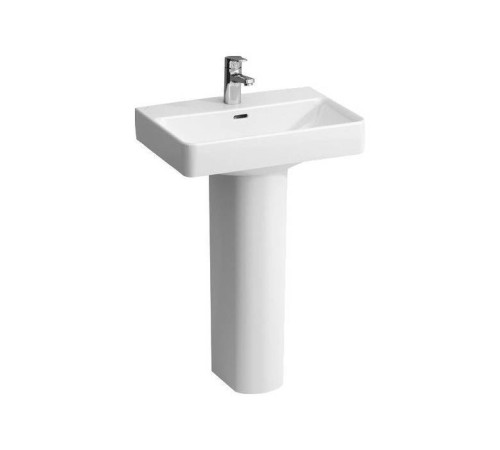 Раковина подвесная Laufen Pro S 55x38 см 1 отверстие с переливом белая 8.1895.8.000.104.1