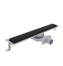 Трап душевой Plumberia Selection PS IN-TILE 6x90 см комбинированный затвор черный матовый PST90NO