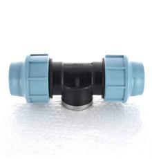 Тройник обжимной с внутренней резьбой Unidelta 50х1 1/2 для ПНД 1007051006