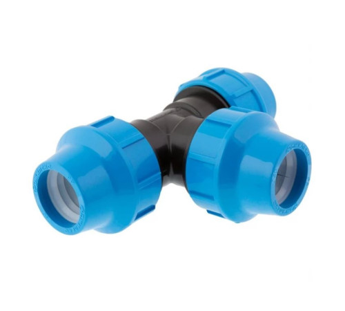 Тройник компрессионный Джилекс 40 мм для труб ПНД 507747