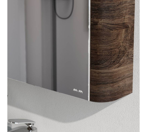 Зеркальный шкаф с подсветкой AM.PM Inspire V2.0 80 см левый орех M30MCL0801NF