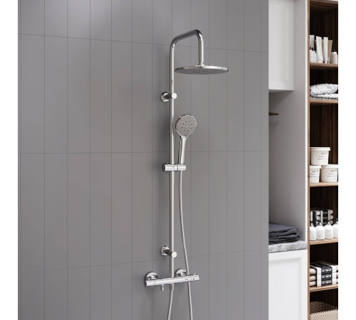 Душевая система DORFF Futura с термостатом для ванны и душа D0710500