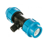 Тройник с наружной резьбой Джилекс 32х3/4 для труб ПНД 507857