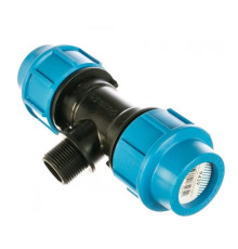 Тройник с наружной резьбой Джилекс 32х3/4 для труб ПНД 507857