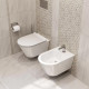 Унитаз подвесной Kerama Marazzi PLAZA Modern безободковый RIM UP+ белый глянцевый PLV.wc.02\WHT