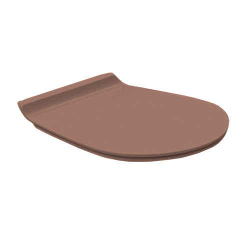 Сиденье для унитаза Simas Vignoni с микролифтом caramello/хром VI004