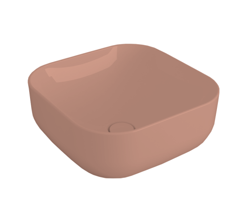 Раковина накладная Simas Balloon 45х45х20 см без отверстия Caramello BA03