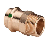 Переходник Viega Sanpress бронза 1 1/4 x 35 мм наружная резьба 110352