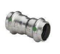 Муфта Viega Sanpress Inox 15 мм нержавеющая сталь 436155